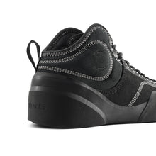 Load image into Gallery viewer, VILLAGE PM - "1.00 PM MID" LEATHER/SUEDE/CANVAS SHOES (BLACK/NATURAL BLACK)