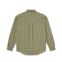 Afbeelding in Gallery-weergave laden, POLAR SKATE CO. - &quot;MITCHELL&quot; LONGSLEEVE FLANNEL SHIRT (GREEN/BEIGE)
