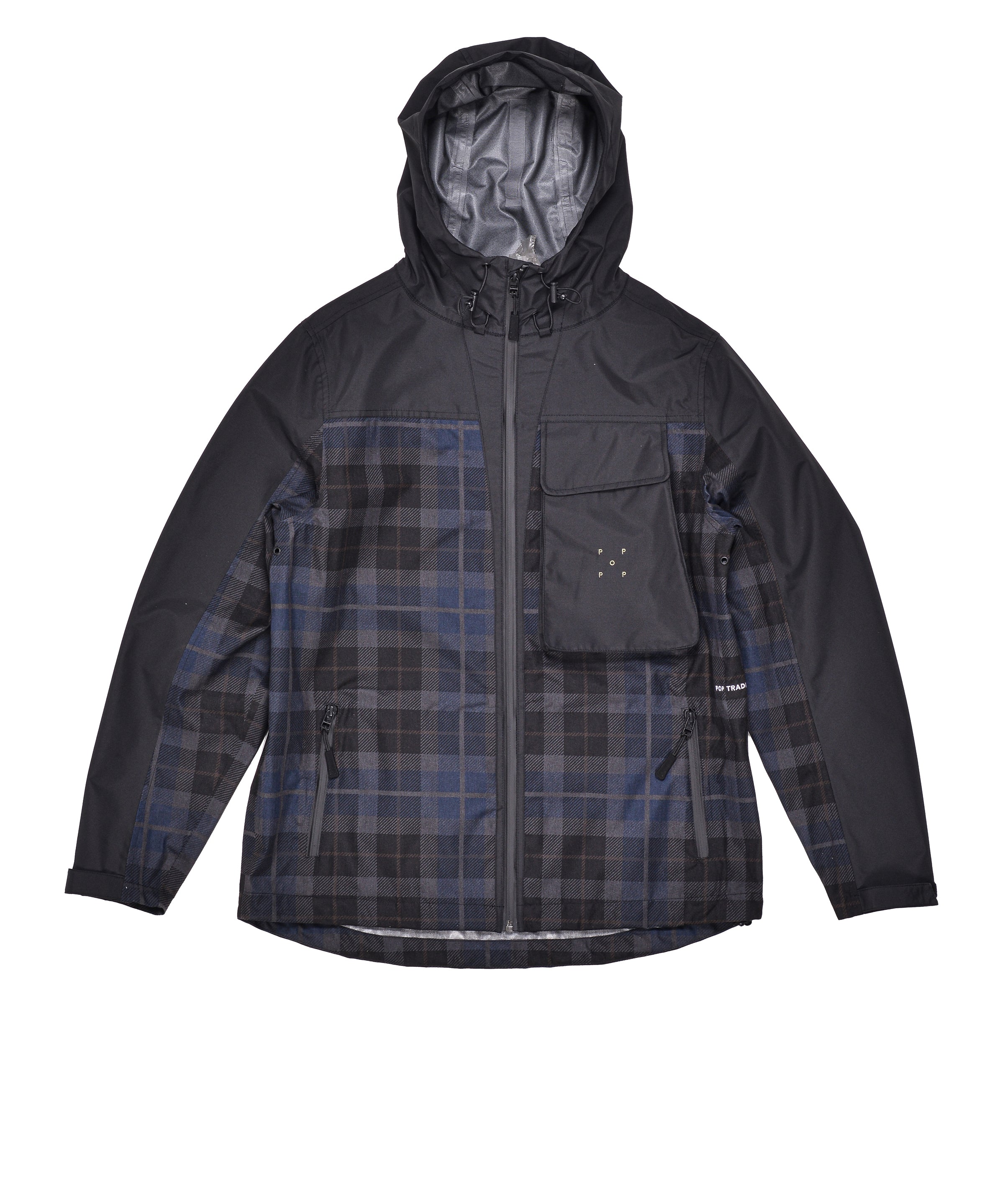 "BIG POCKET" JACKET (BLUE/NAVY CHECK)