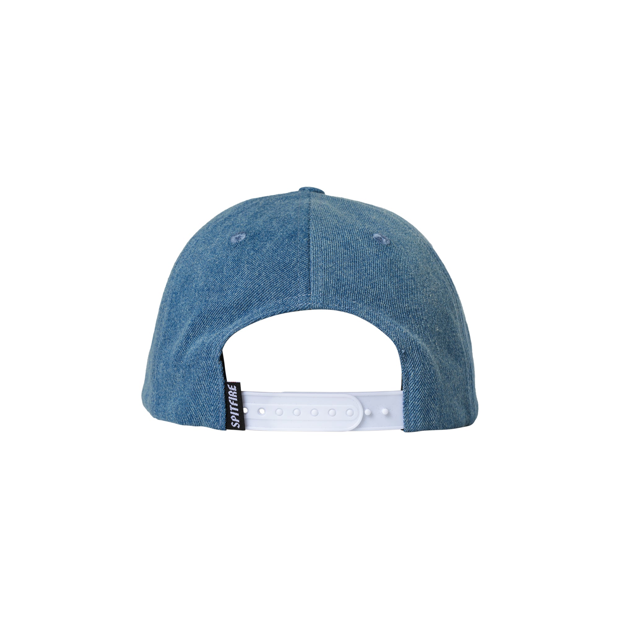 "BIGHEAD FILL" SNAPBACK HAT (DENIM/RED)-2