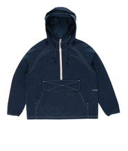 Cargar imagen en el visor de la galería, POP TRADING CO. - "DRS" HOODED HALFZIP JACKET (NAVY)
