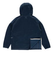 Cargar imagen en el visor de la galería, POP TRADING CO. - "DRS" HOODED HALFZIP JACKET (NAVY)
