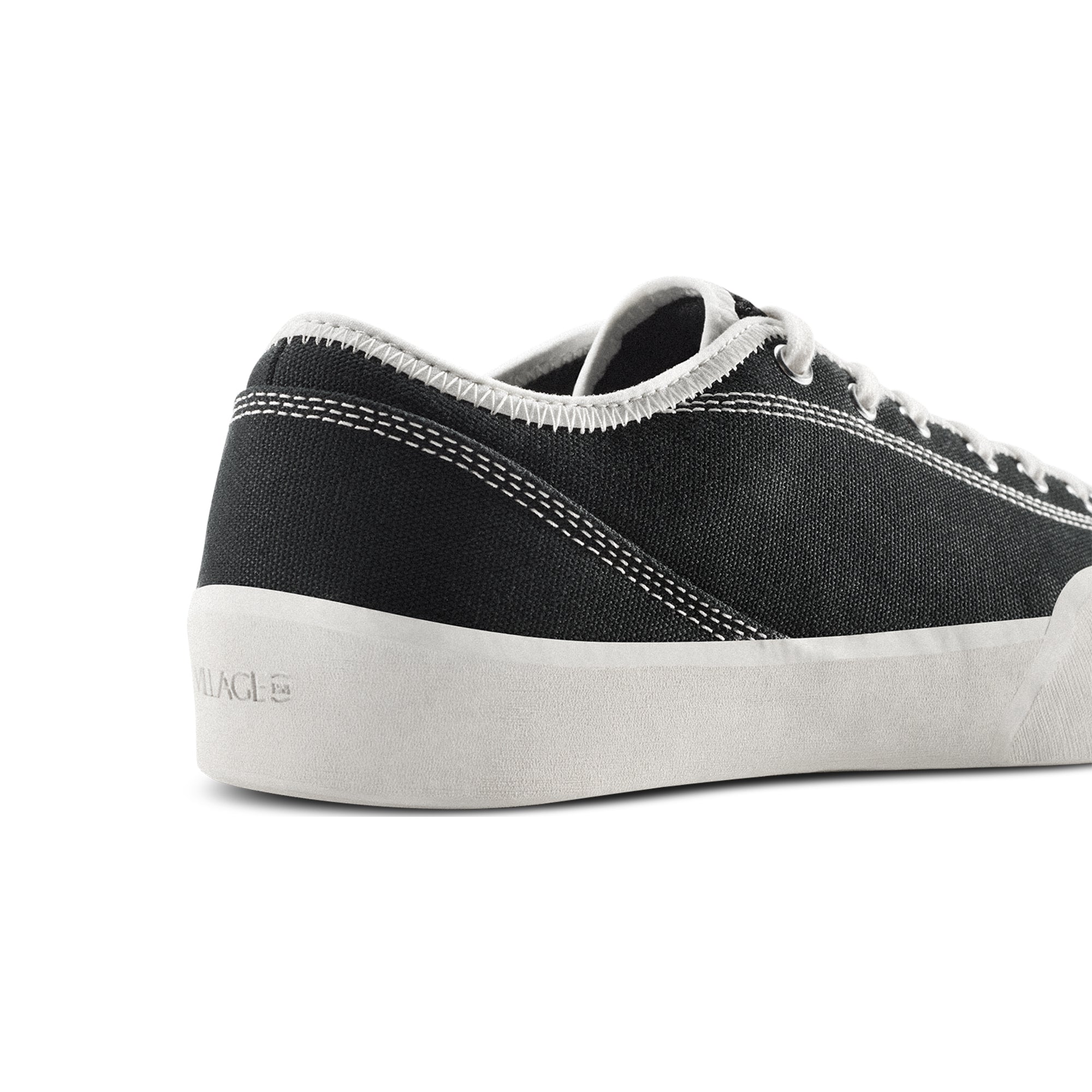 "1.30 PM" CANVAS SHOES (BLACK/WHISPER WHITE)-6