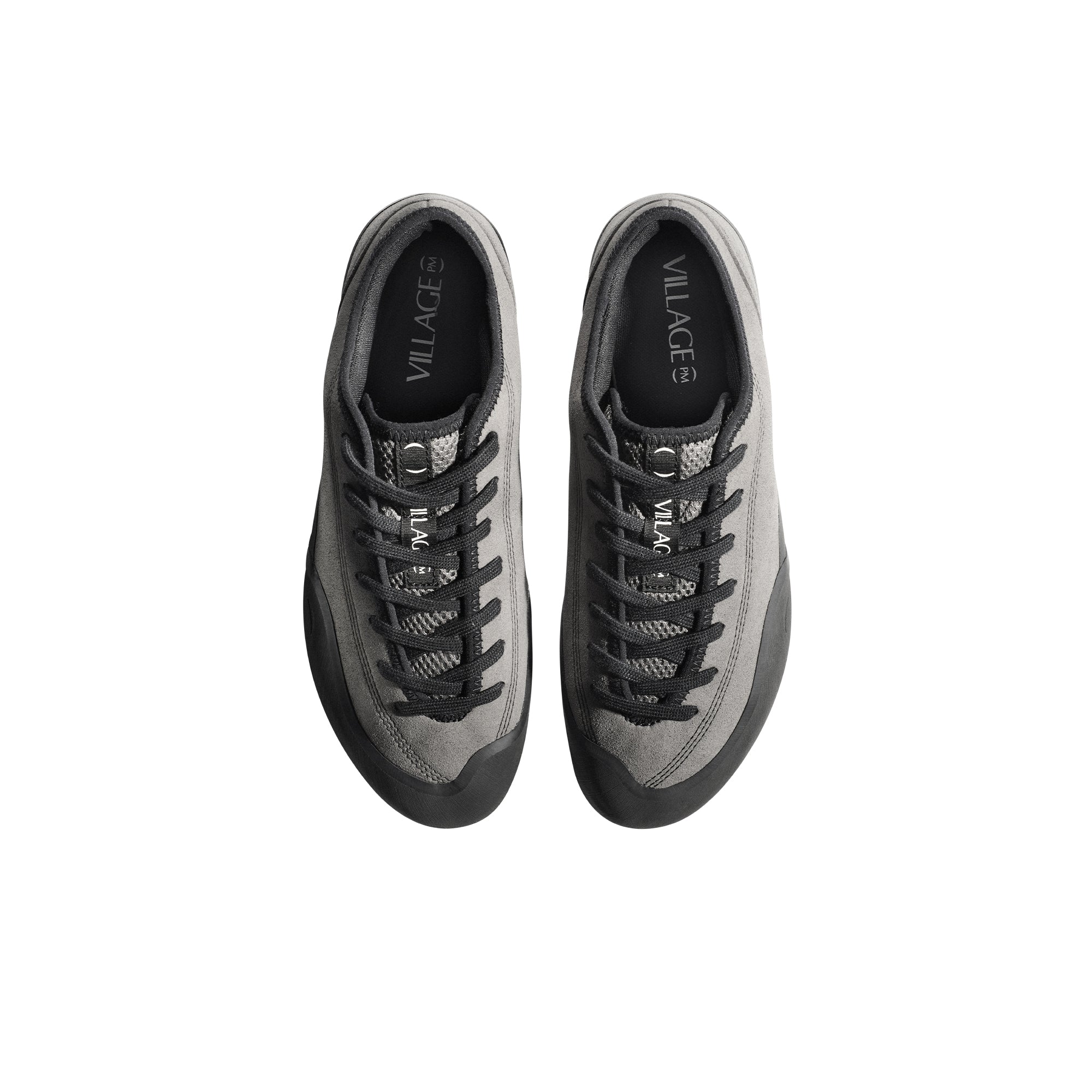 "1.30 PM" SUEDE SHOES (GREY/NATURAL BLACK)-3