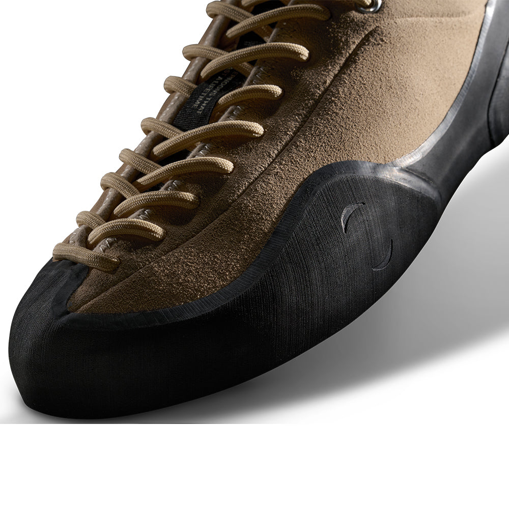 "1.00 PM" SUEDE SHOES (CREAM BEIGE/NATURAL BLACK)-5