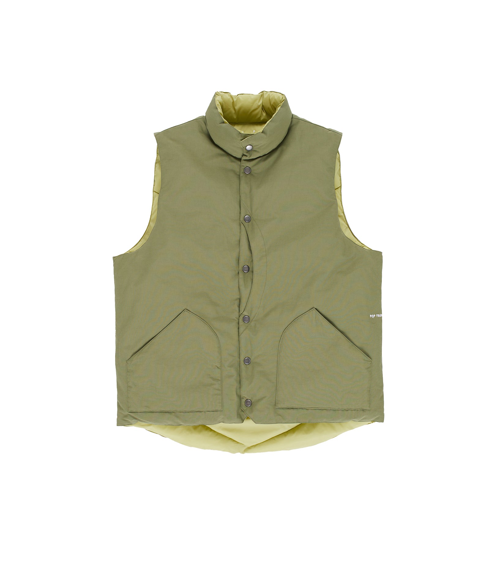 "QUILTED" REVERSIBLE VEST (FOUR LEAF CLOVER)