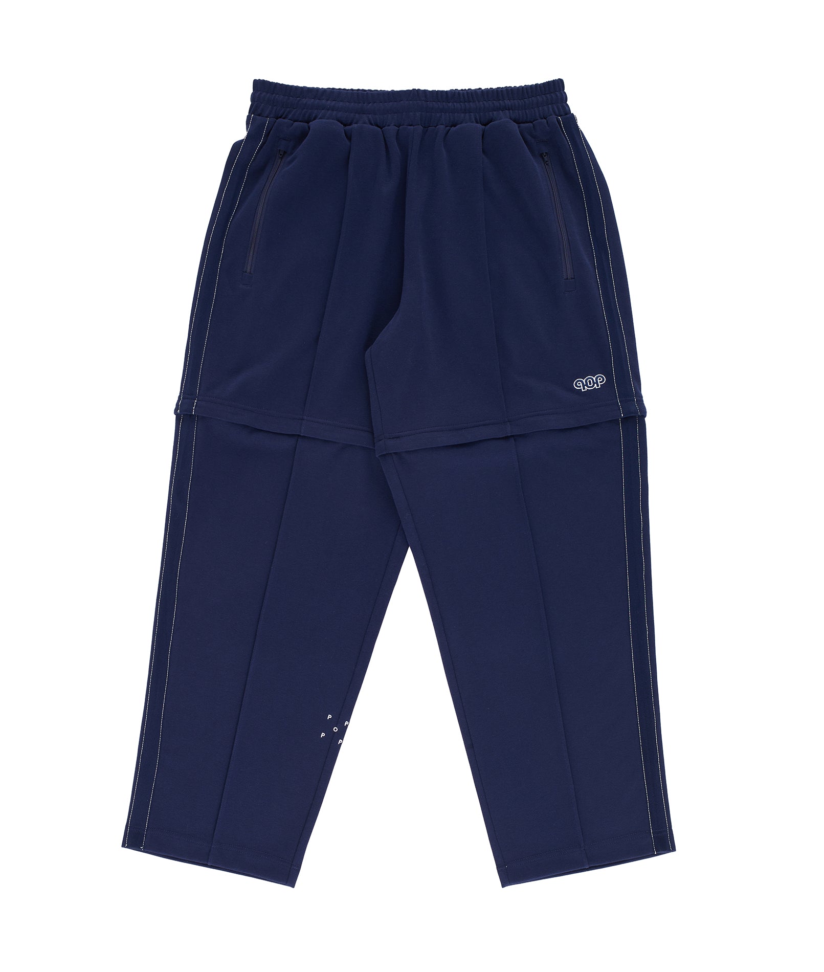 "PUB" ZIP OFF TRACK PANTS (NAVY)