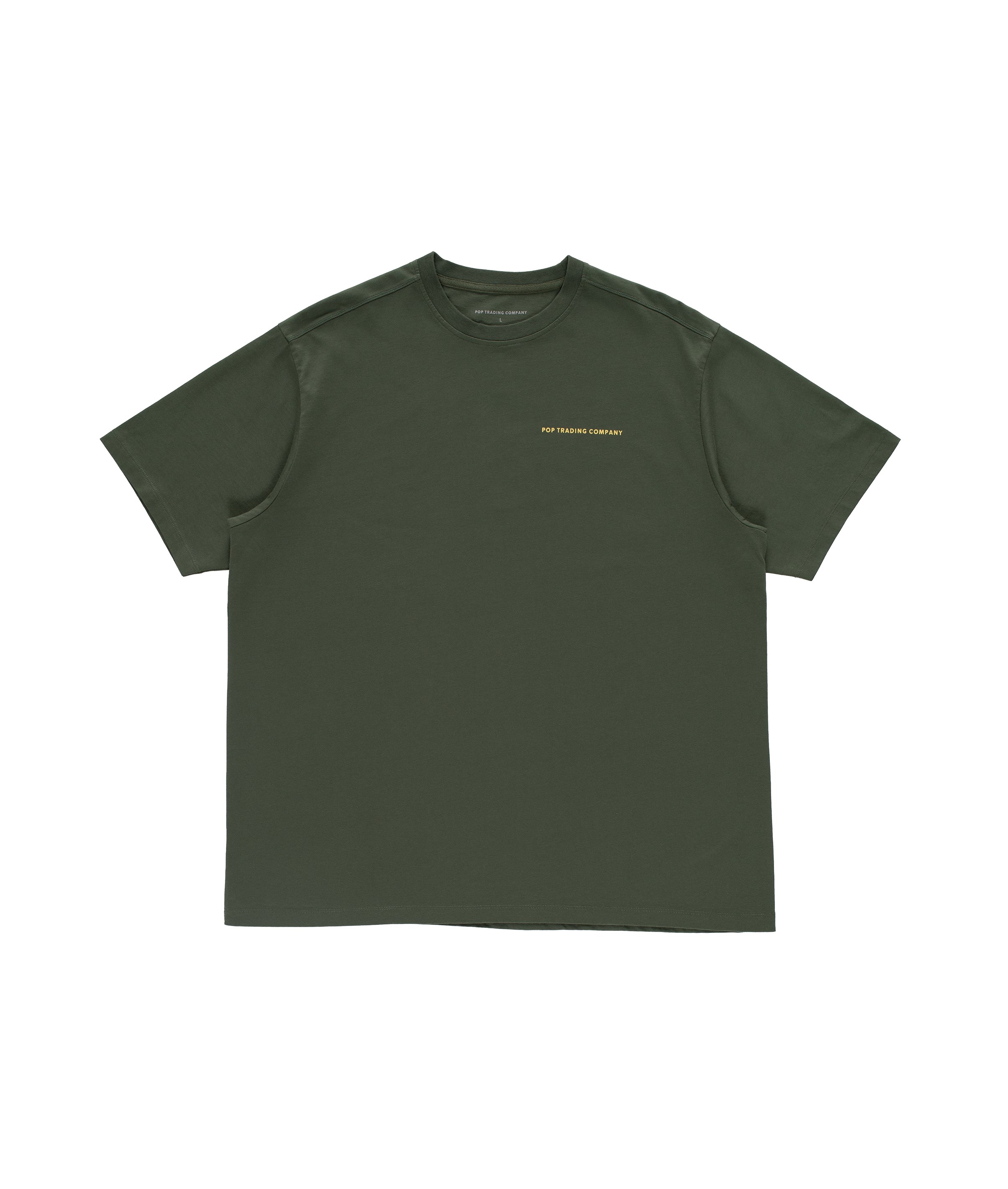"LOGO" T-SHIRT (THYME/SUNDRESS)-1