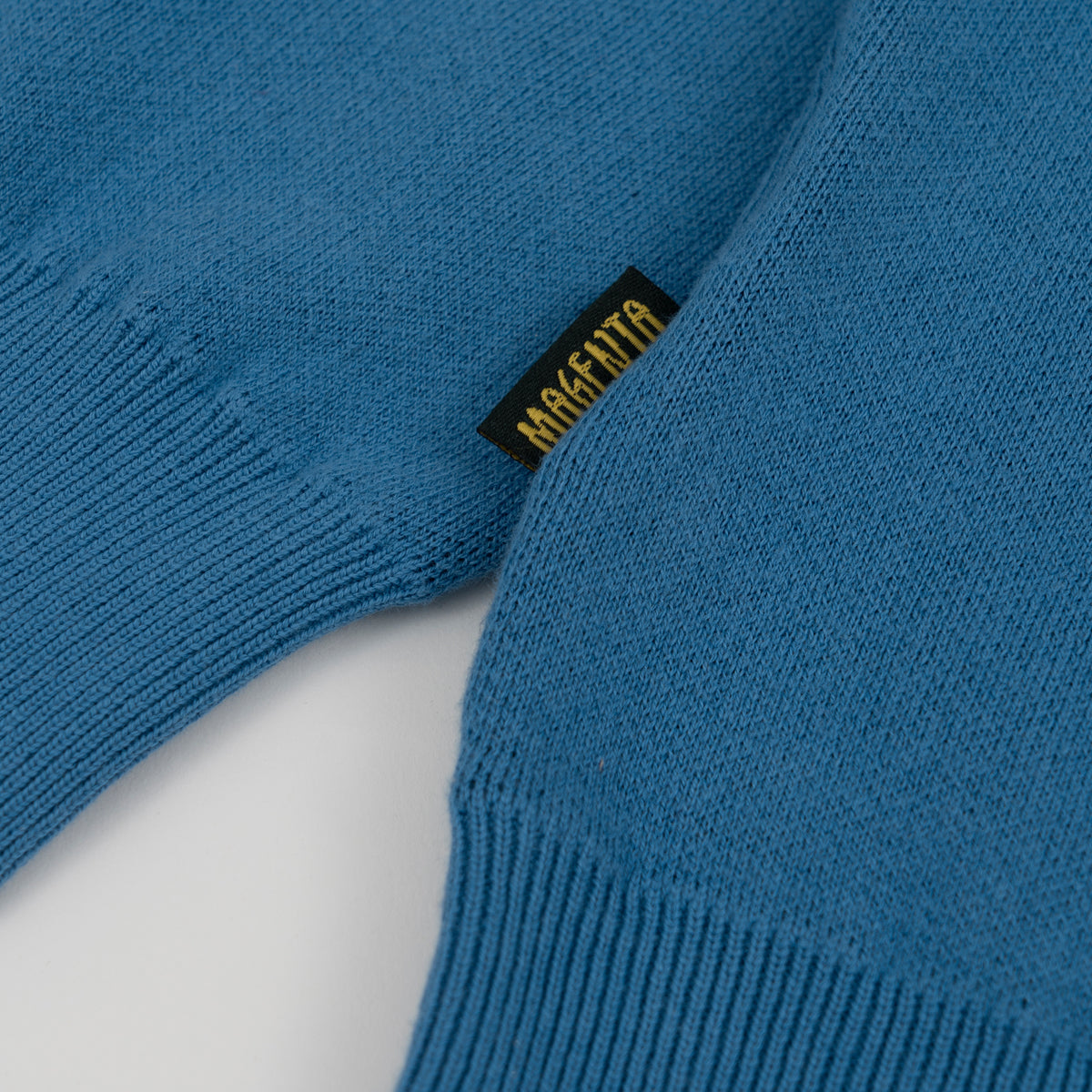 "1984" KNITTED POLO (BLUE)-4