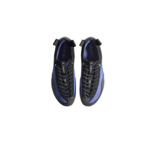 Cargar imagen en el visor de la galería, VILLAGE PM - &quot;1.00 PM&quot; SUEDE SHOES (BLUEPRINT/NATURAL BLACK)

