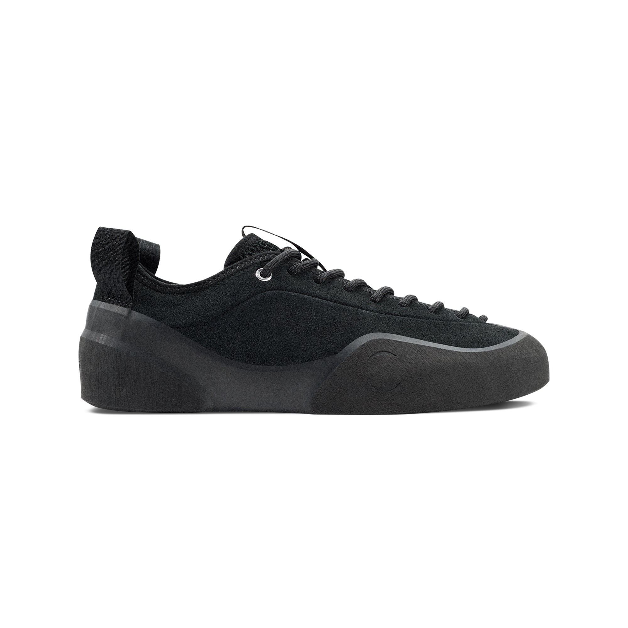 "1.00 PM" SUEDE SHOES (BLACK/NATURAL BLACK)
