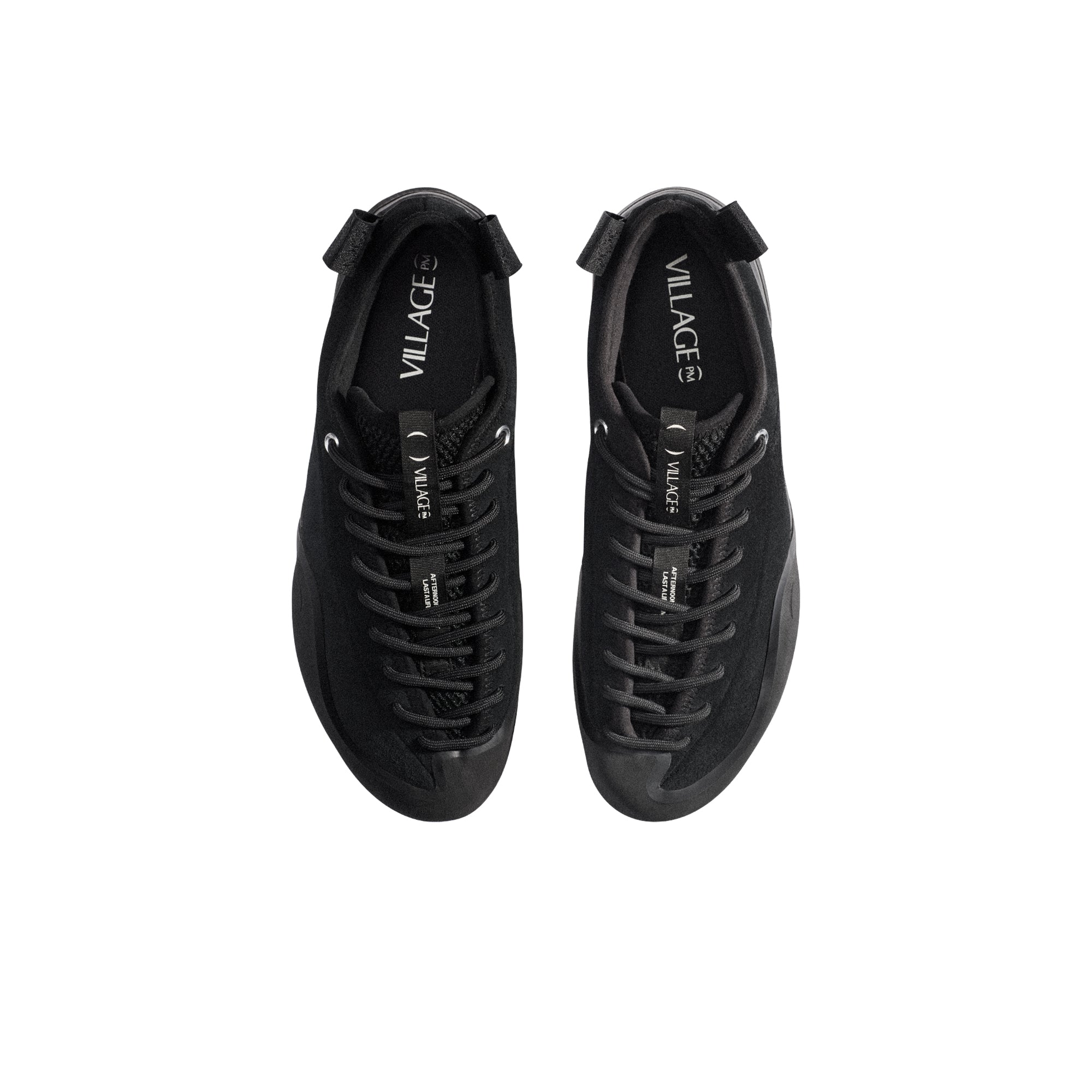 "1.00 PM" SUEDE SHOES (BLACK/NATURAL BLACK)-3