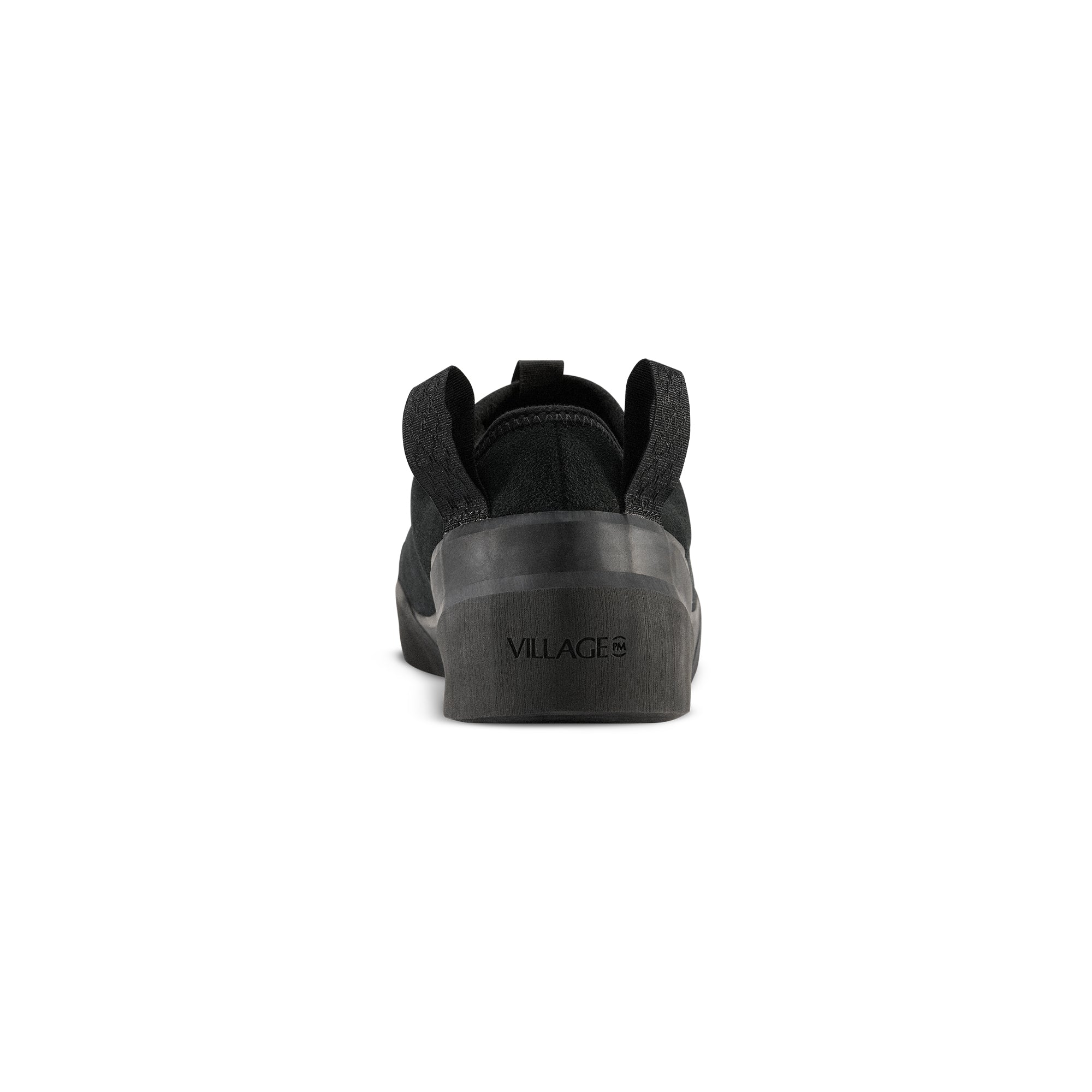 "1.00 PM" SUEDE SHOES (BLACK/NATURAL BLACK)-5