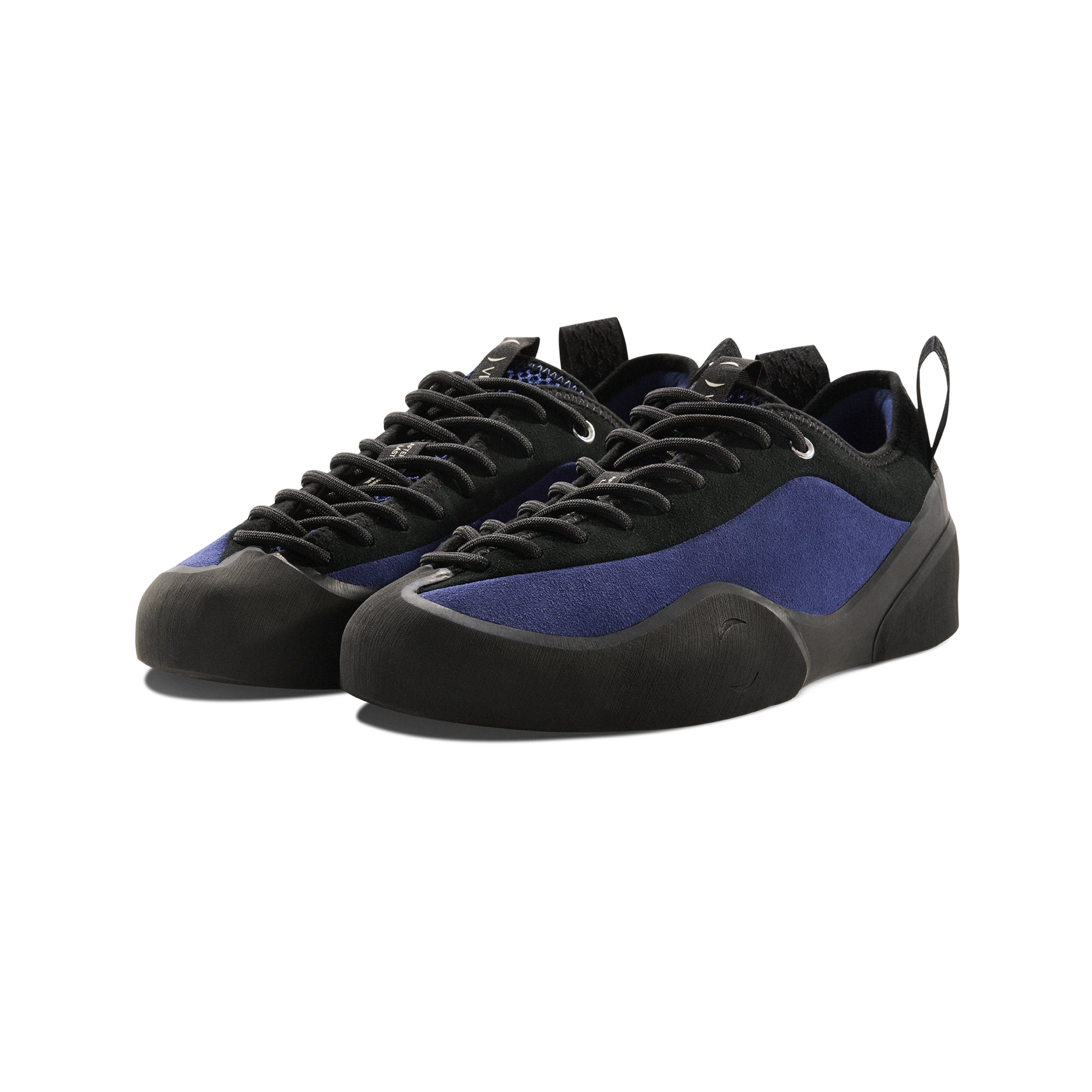 "1.00 PM" SUEDE SHOES (BLUEPRINT/NATURAL BLACK)