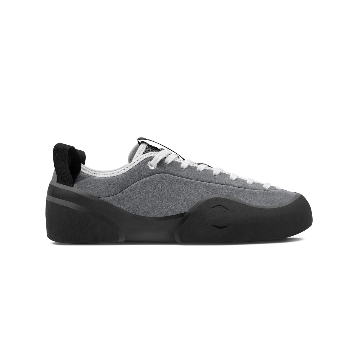 "1.00 PM" SUEDE SHOES (GREY/NATURAL BLACK)-1
