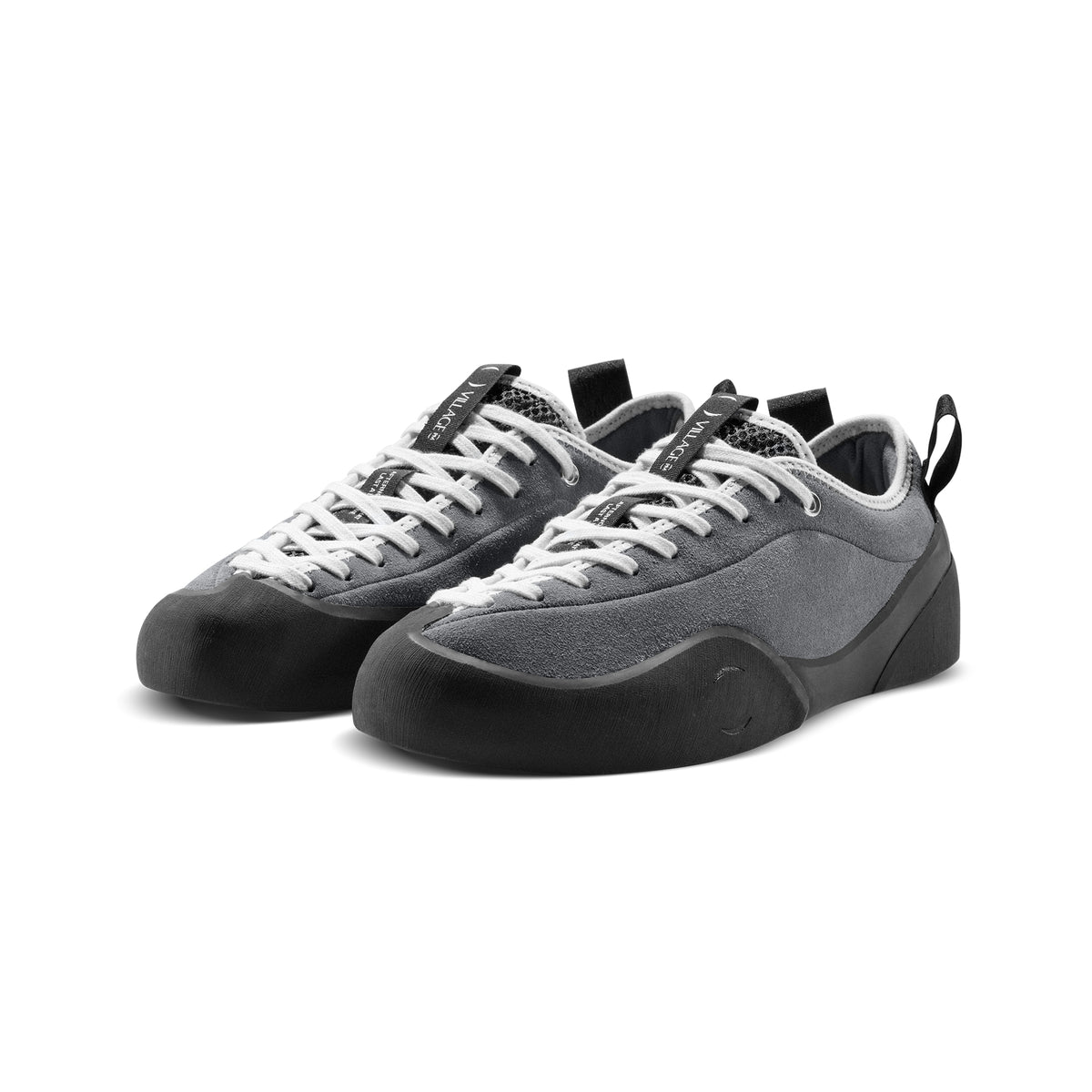 "1.00 PM" SUEDE SHOES (GREY/NATURAL BLACK)-2