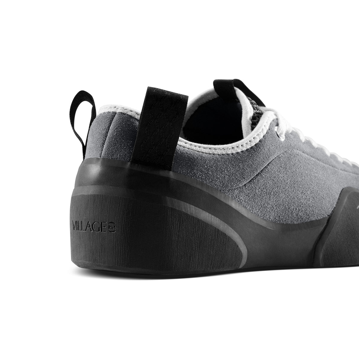 "1.00 PM" SUEDE SHOES (GREY/NATURAL BLACK)-4