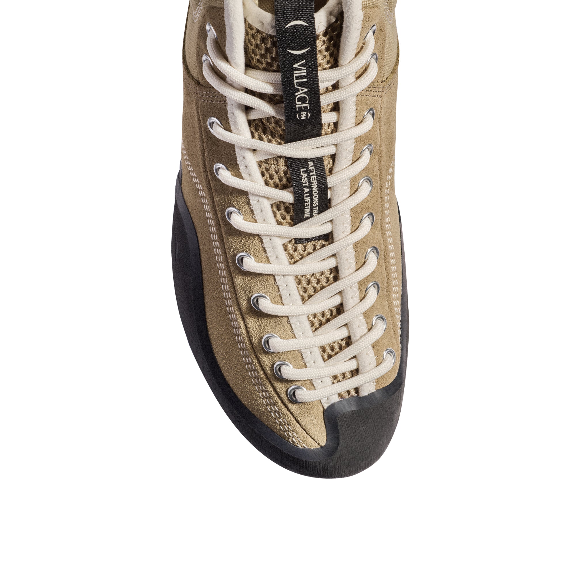 "1.00 PM MID" LEATHER/SUEDE/CANVAS SHOES (SAND/NATURAL BLACK)-7