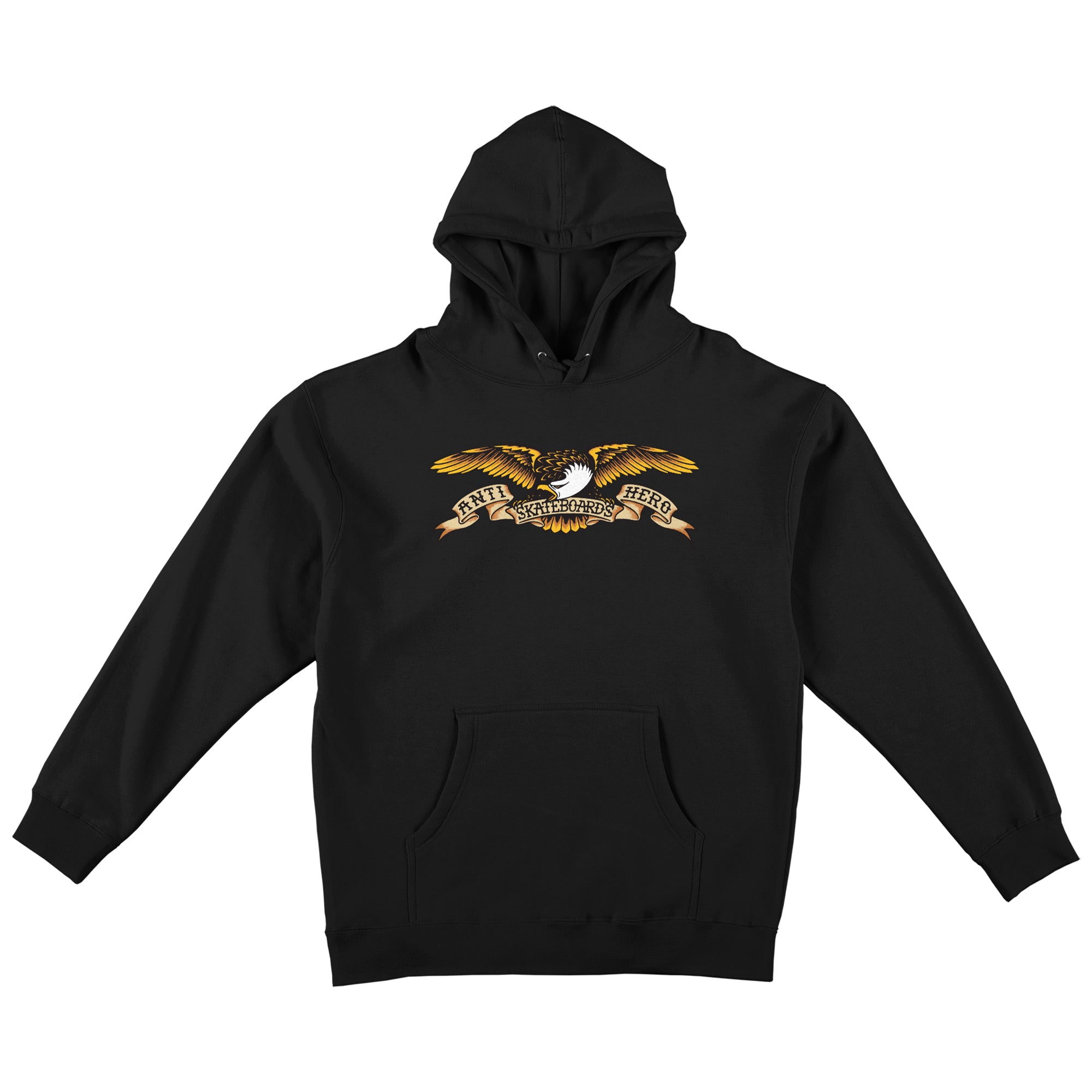 "EAGLE" HEAVYWEIGHT HOODIE (BLACK)