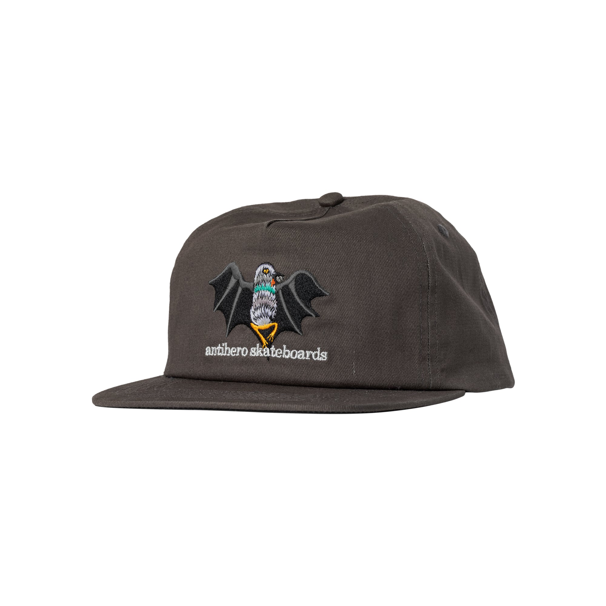 "VAMPIGEON" SNAPBACK HAT (CHARCOAL)-1