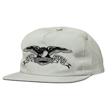 Load image into Gallery viewer, ANTI HERO - &quot;BASIC EAGLE&quot; HAT (LIGHT GREY/BLACK)
