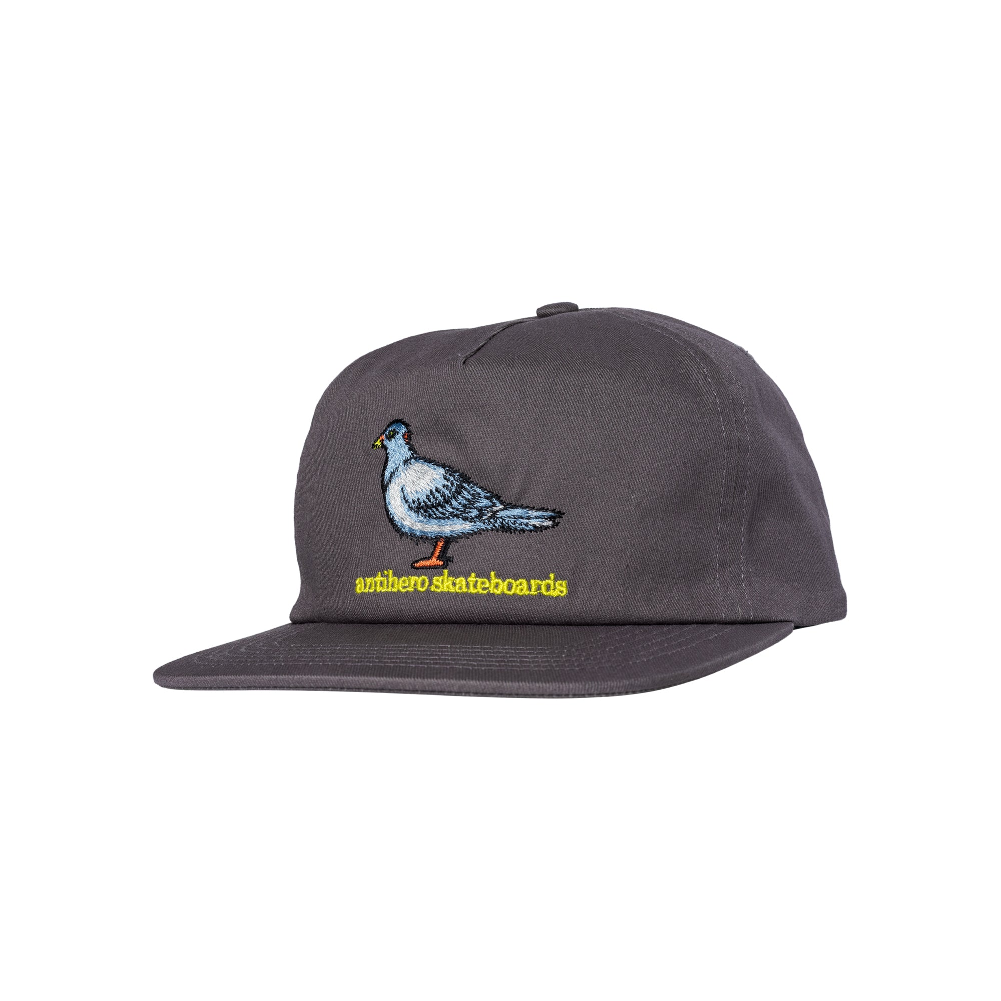 "LIL PIGEON" SNAPBACK HAT (GREY/YELLOW)