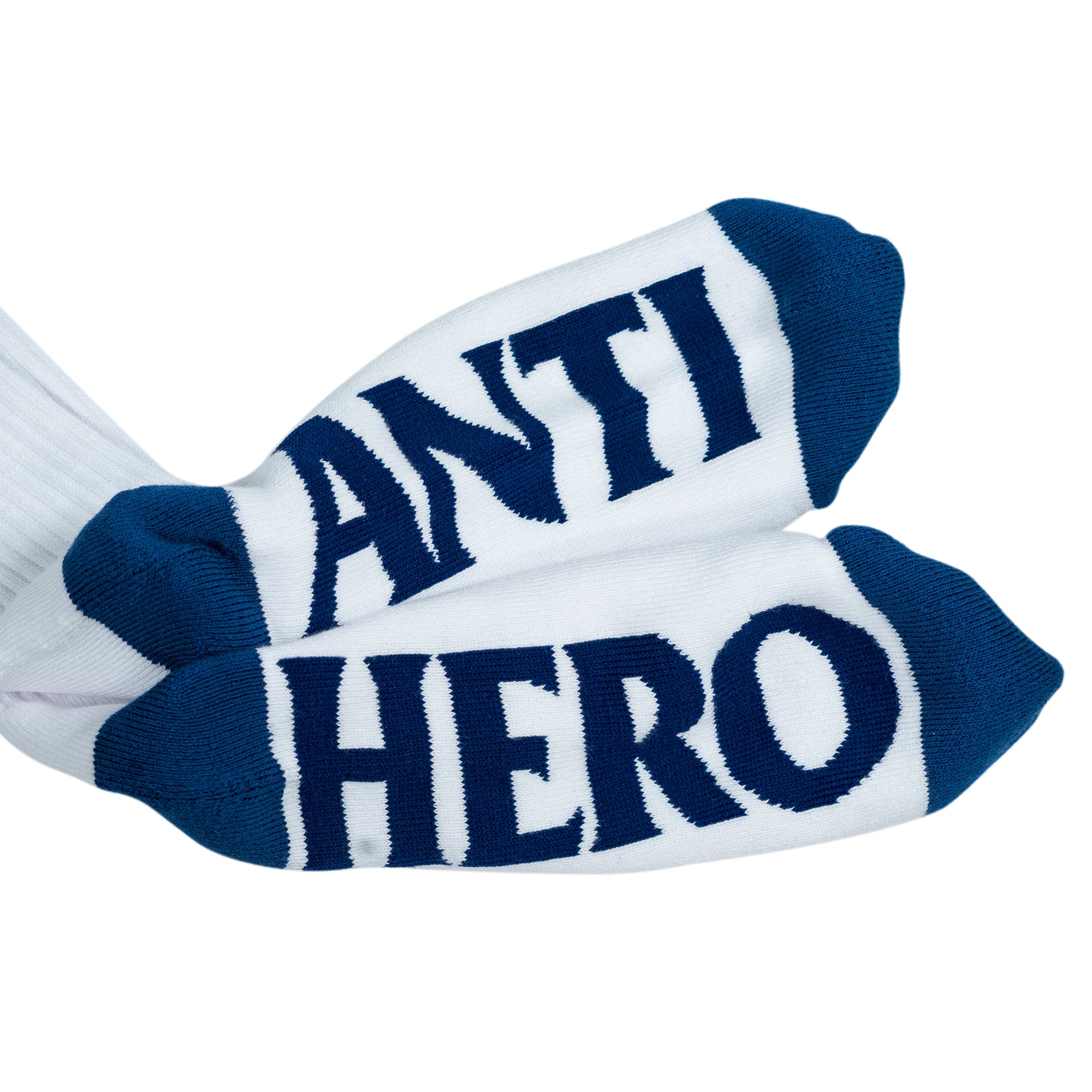 "SOCK" SOCKS (WHITE/NAVY/CYAN)-2