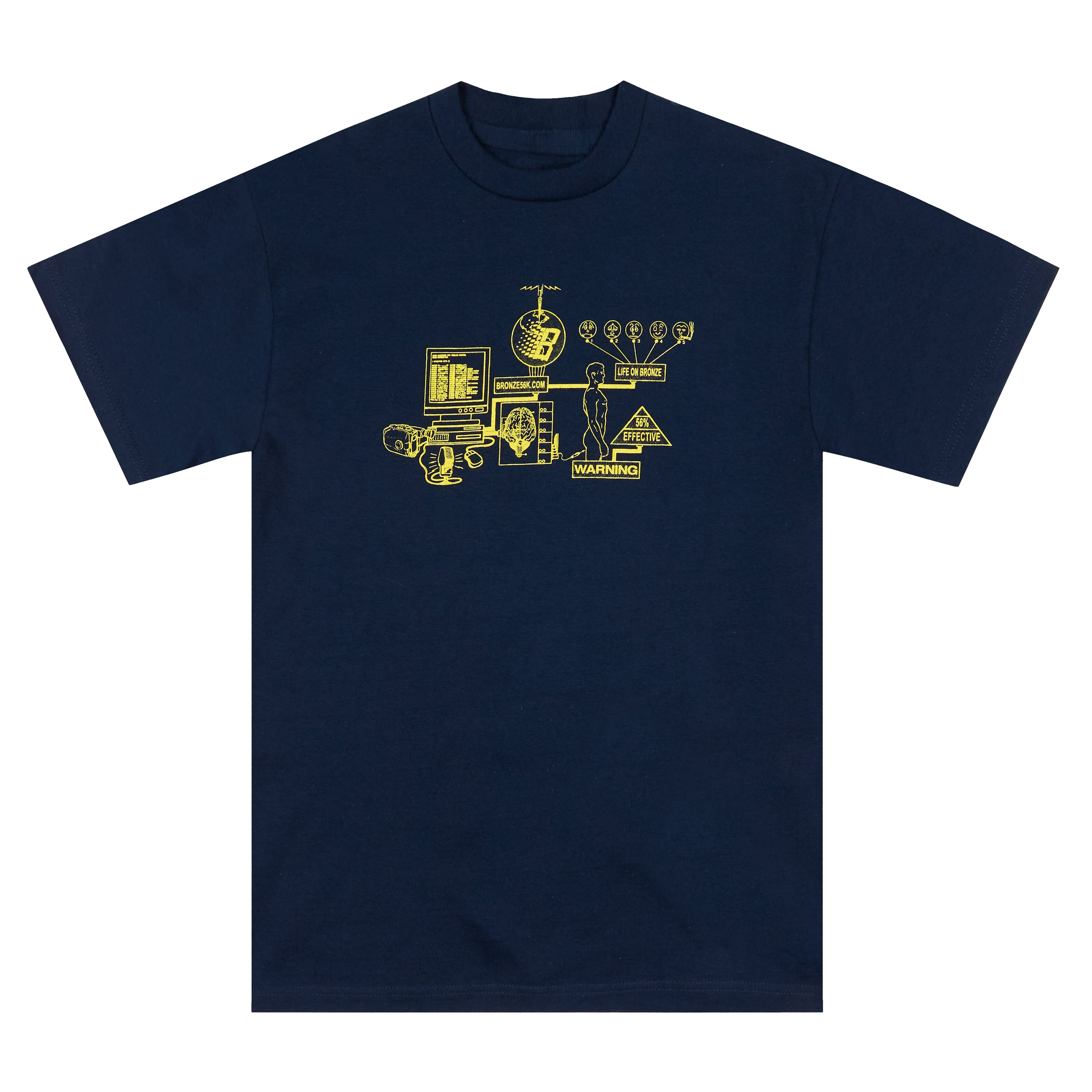 "LOCKED IN" T-SHIRT (NAVY)