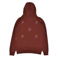 Afbeelding in Gallery-weergave laden, POP TRADING CO. - &quot;LOGO&quot; HOODIE (FIRED BRICK/MESA ROSE)
