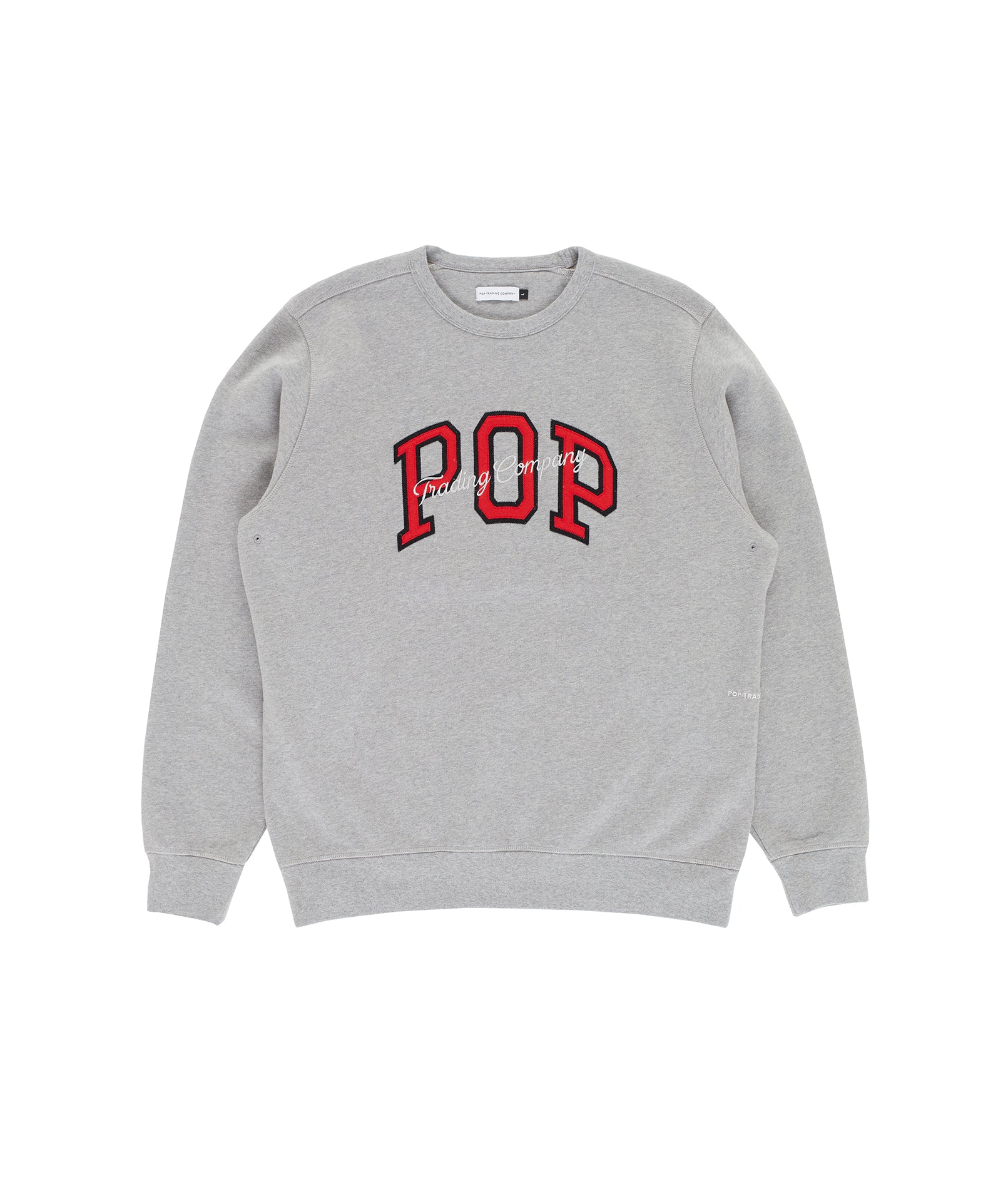 "ARCH" CREWNECK (LIGHT GREY HEATHER)