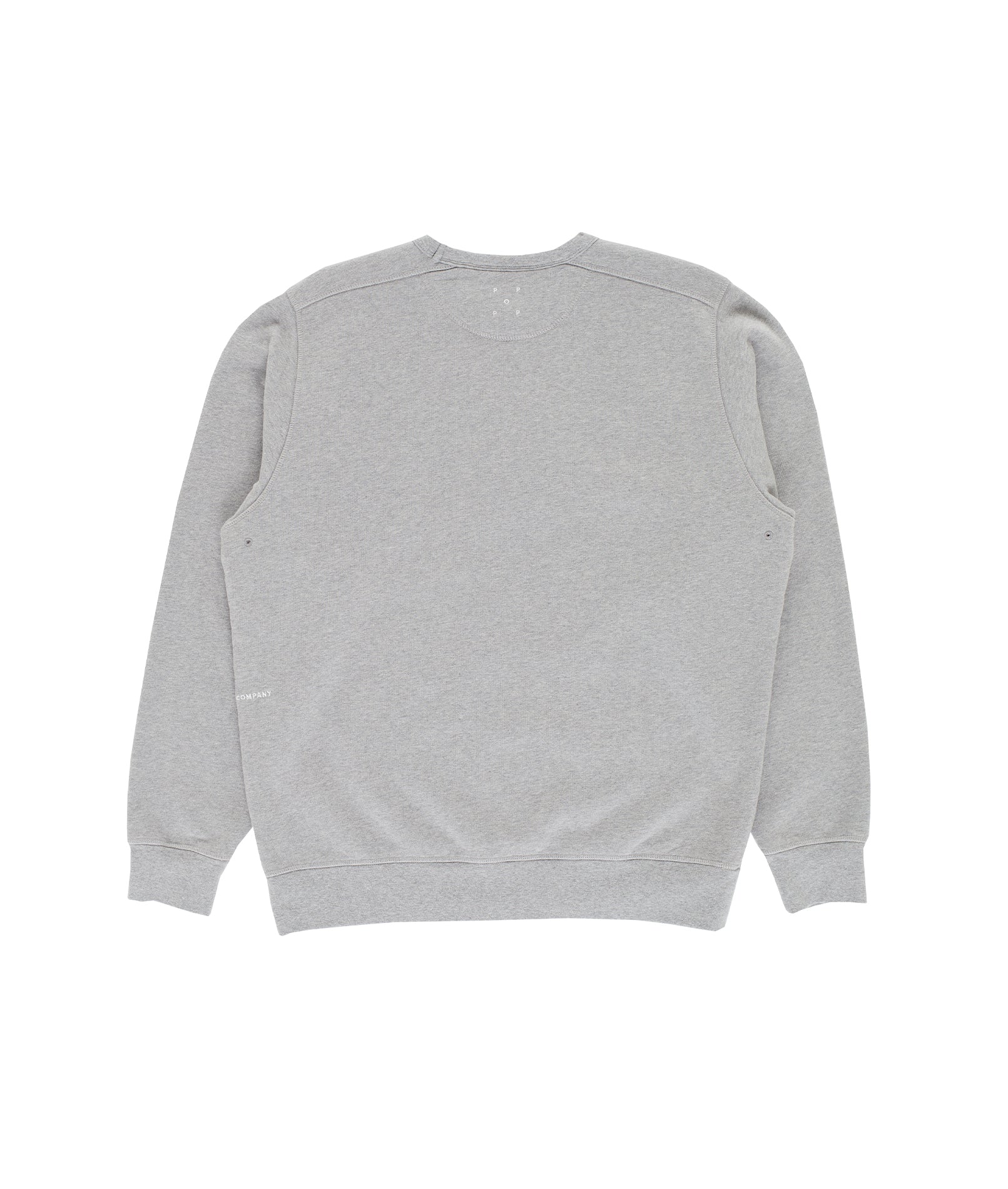"ARCH" CREWNECK (LIGHT GREY HEATHER)