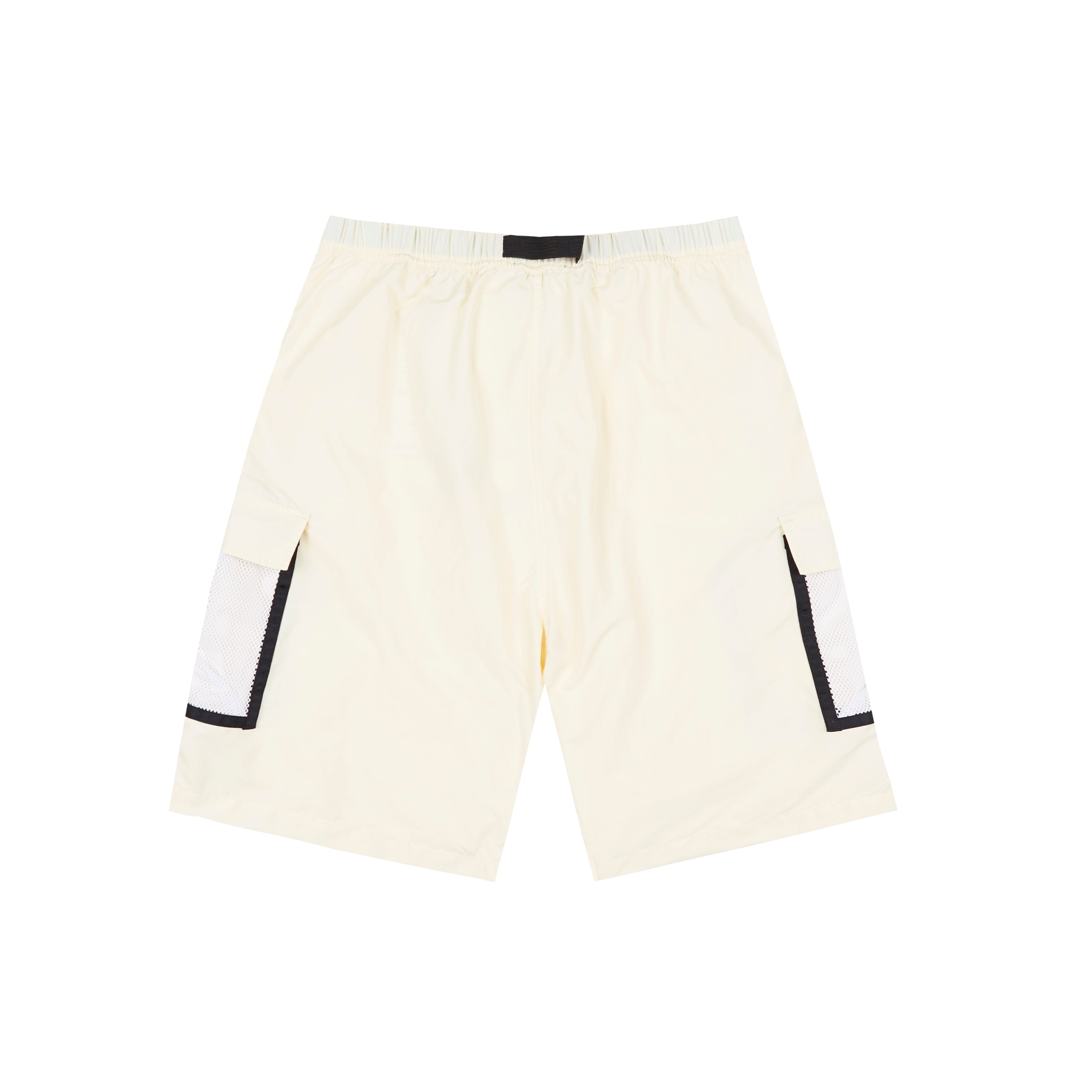 "MESH" CARGO SHORTS (CREAM)-4