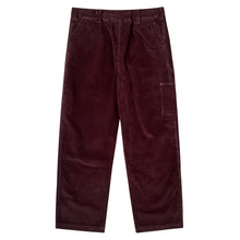 Load image into Gallery viewer, BRONZE 56K - &quot;CORDUROY&quot; RELAXED PANTS (BURGUNDY)
