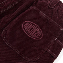 Afbeelding in Gallery-weergave laden, BRONZE 56K - &quot;CORDUROY&quot; RELAXED PANTS (BURGUNDY)
