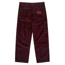 Load image into Gallery viewer, BRONZE 56K - &quot;CORDUROY&quot; RELAXED PANTS (BURGUNDY)
