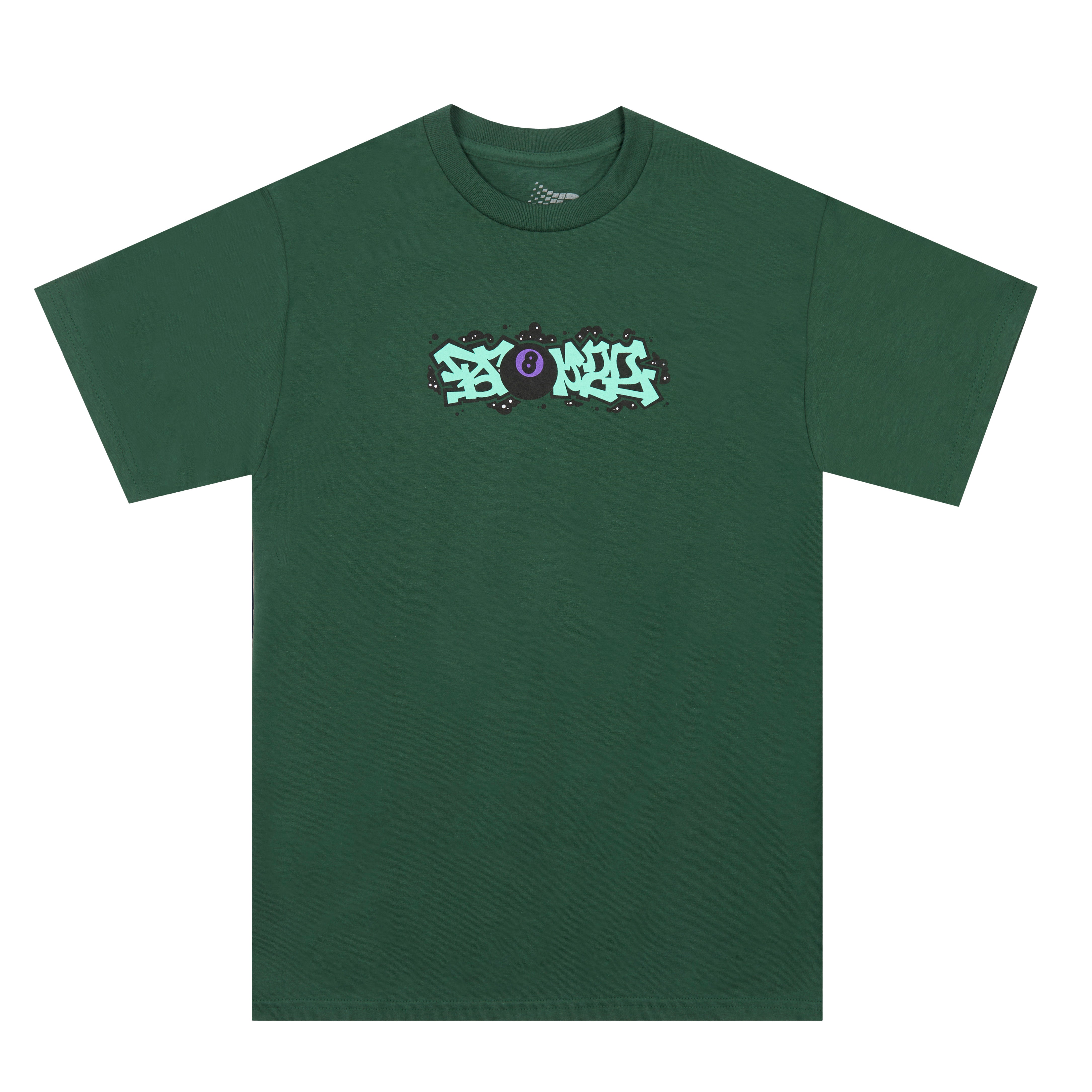 "BURNER" T-SHIRT (FOREST GREEN)