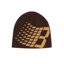 Cargar imagen en el visor de la galería, BRONZE 56K - "EMO" REVERSIBLE SKULLY BEANIE (BROWN)
