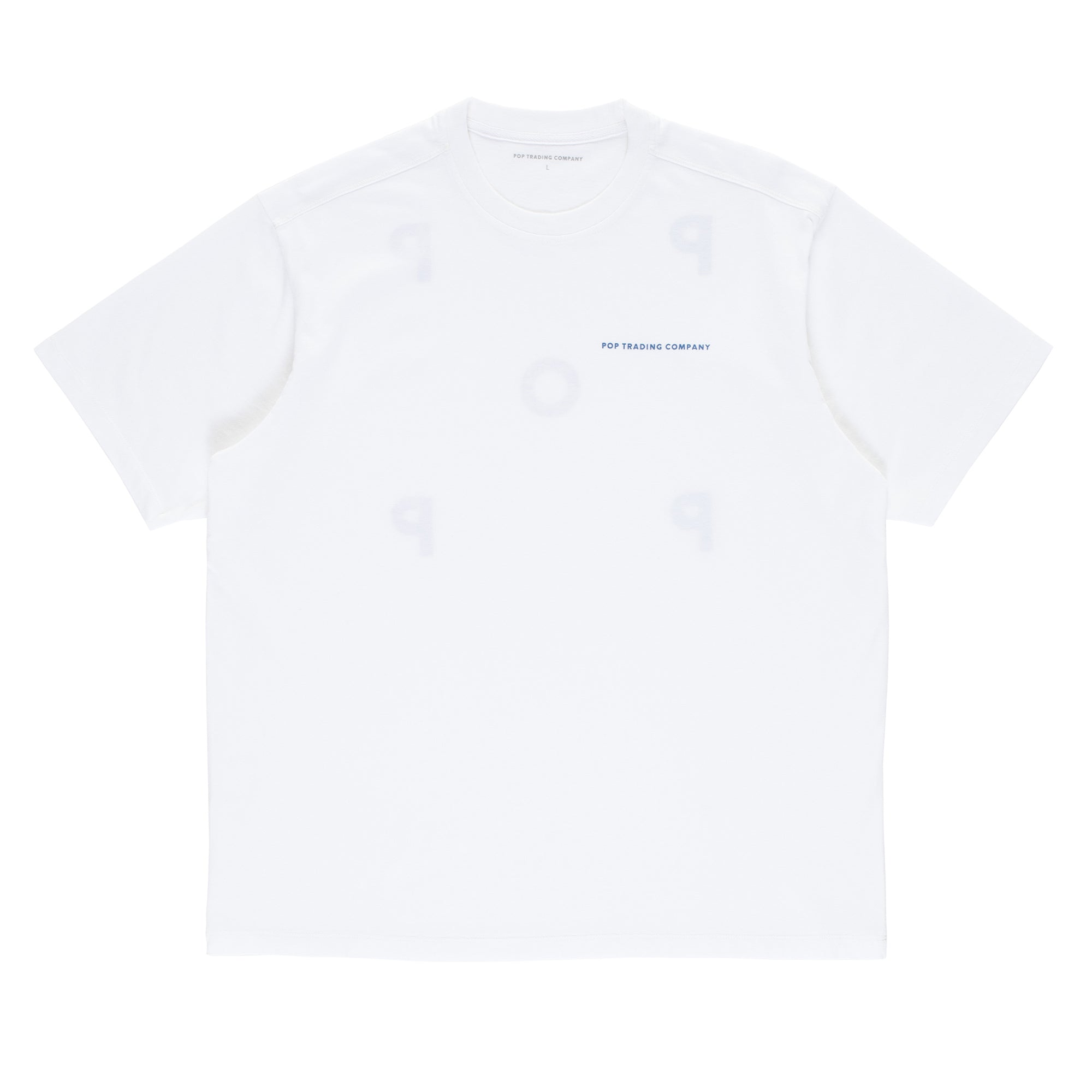"LOGO" T-SHIRT (WHITE/DUTCH BLUE)