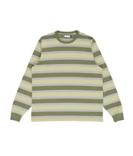 Load image into Gallery viewer, POP TRADING CO. - &quot;STRIPED LOGO&quot; LONGSLEEVE (FOUR LEAF CLOVER)
