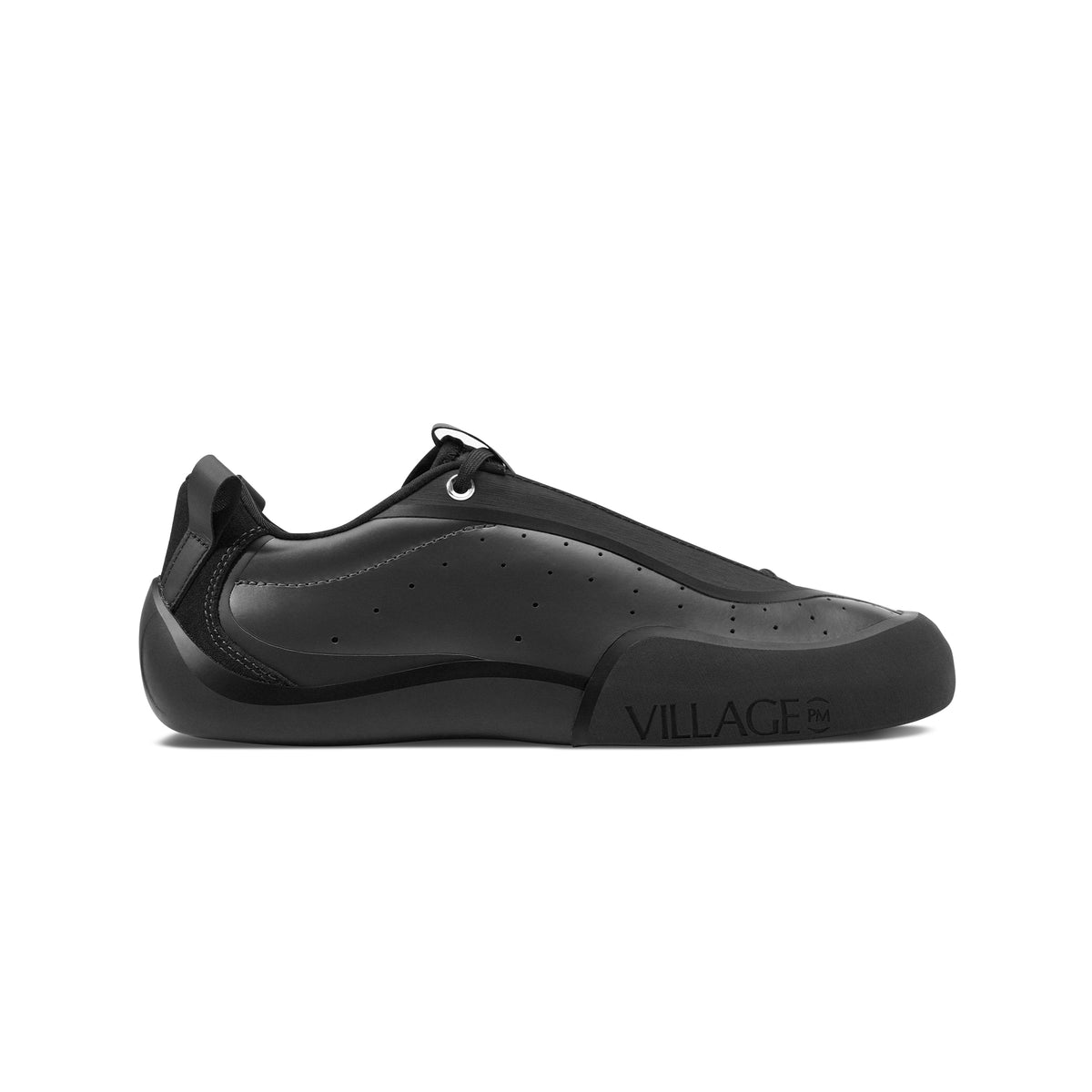 "2.00 PM" LEATHER SHOES (ANTHRACITE/NATURAL BLACK)-1