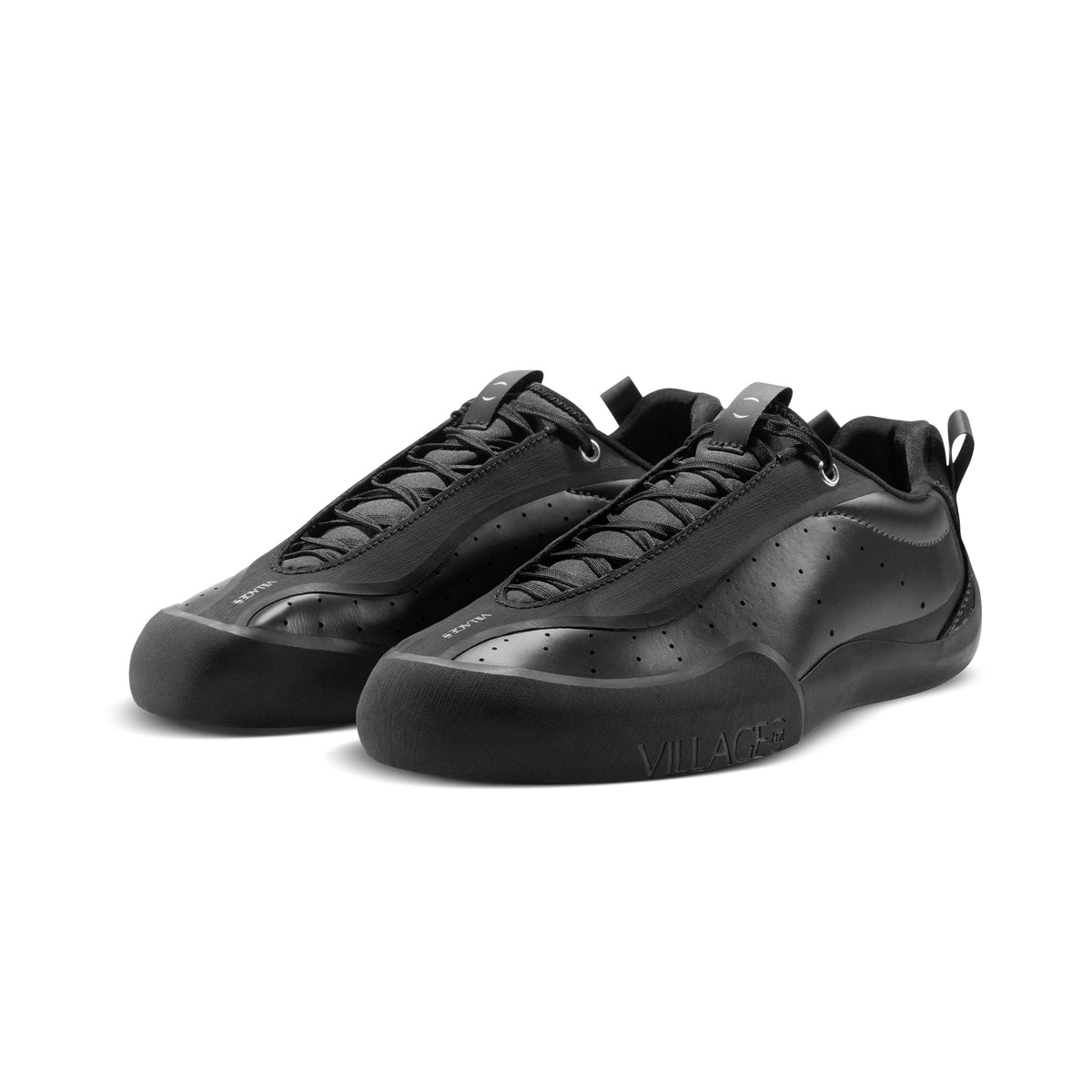 "2.00 PM" LEATHER SHOES (ANTHRACITE/NATURAL BLACK)-2