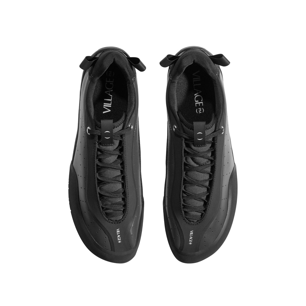 "2.00 PM" LEATHER SHOES (ANTHRACITE/NATURAL BLACK)-3