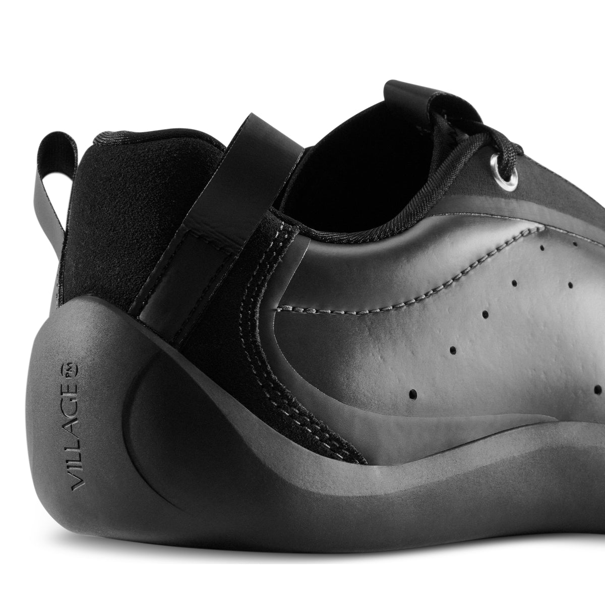 "2.00 PM" LEATHER SHOES (ANTHRACITE/NATURAL BLACK)-4