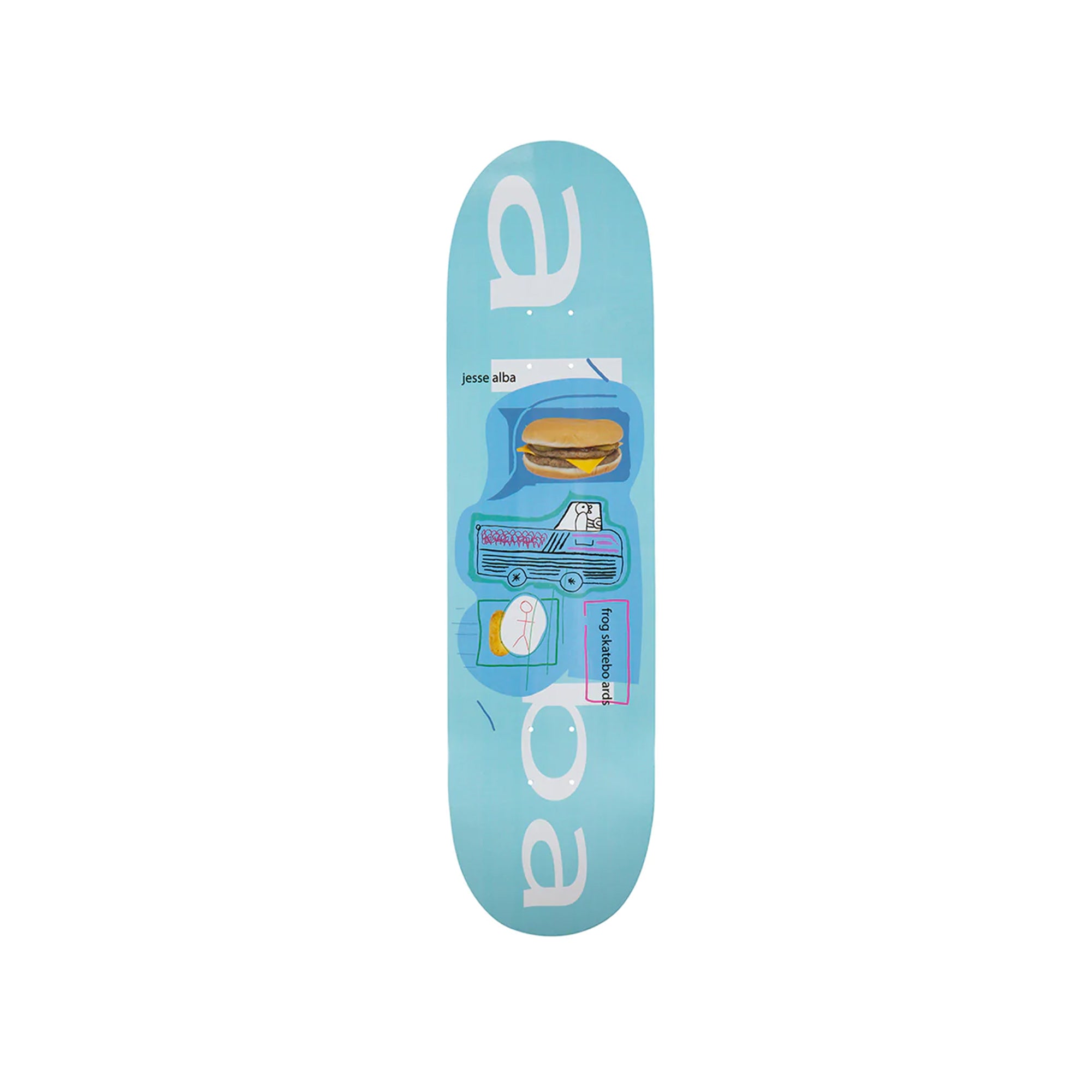 JESSE ALBA'S "HAMBURGER TRUCK" DECK (8.5")