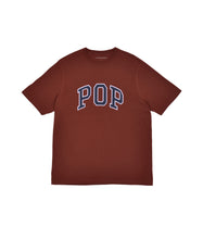 Load image into Gallery viewer, POP TRADING CO. - &quot;ARCH&quot; T-SHIRT (FIRED BRICK/NAVY)
