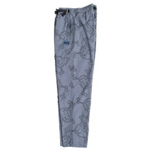 Load image into Gallery viewer, KROOKED - &quot;STYLE EYES&quot; RIPSTOP DOUBLE KNEE PANT (GREY BLACK)
