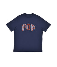 Load image into Gallery viewer, POP TRADING CO. - &quot;ARCH&quot; T-SHIRT (NAVY/FIRED BRICK)
