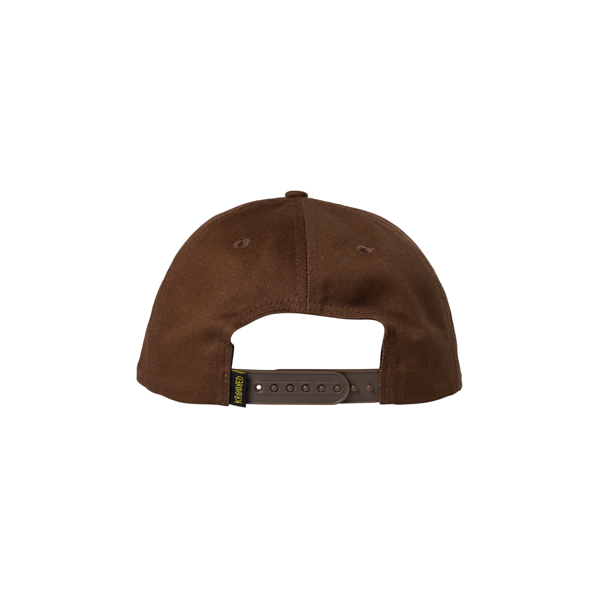 "SWEATPANTS" SNAPBACK HAT (BROWN)-2
