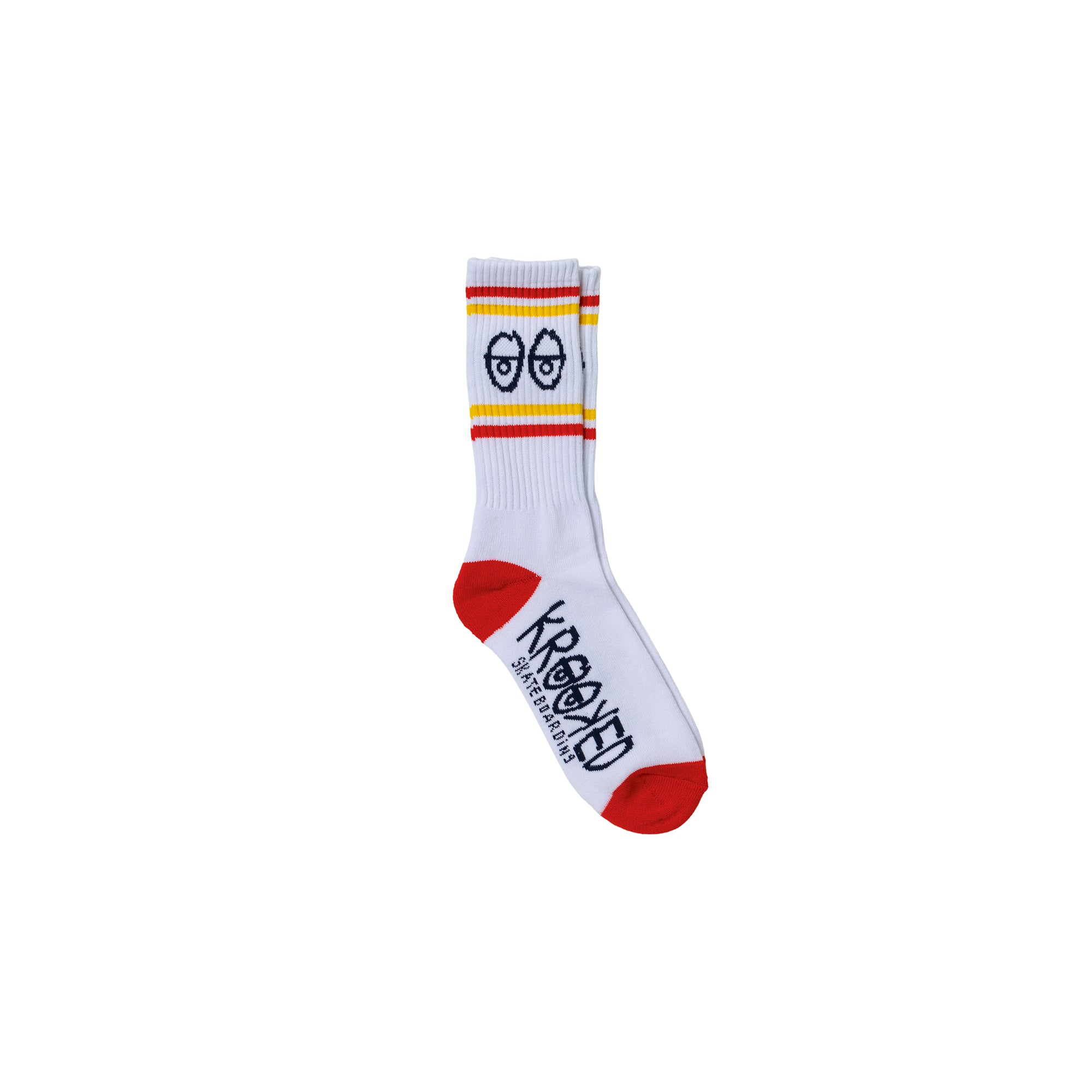 "EYES" SOCKS (WHITE/RED/NAVY/YELLOW)