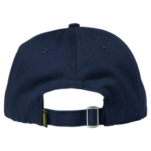 Load image into Gallery viewer, KROOKED - &quot;MOONSMILE SCRIPT&quot; STRAPBACK (NAVY)
